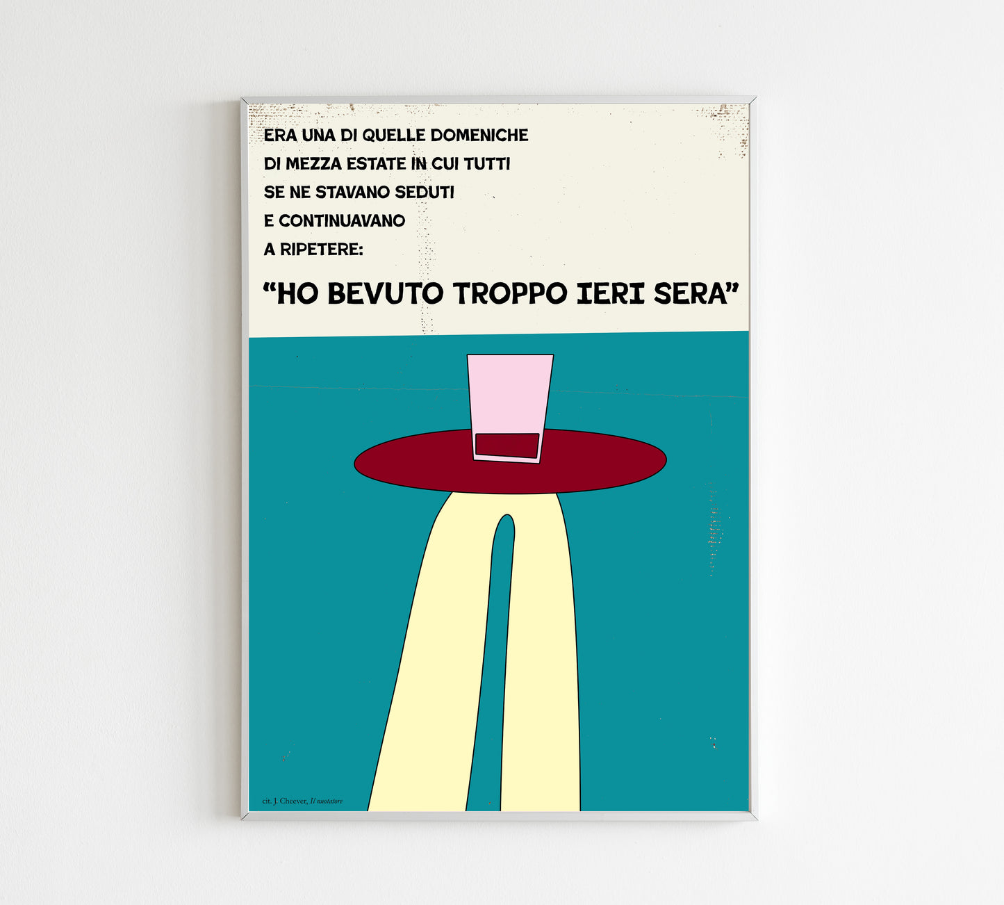J. CHEEVER - "Era una di quelle domeniche di mezza estate in cui tutti se ne stavano seduti e continuavano a ripetere: ho bevuto troppo ieri sera"
