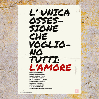 P. ROTH - "L'unica ossessione che vogliono tutti: l'amore"