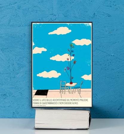 P. V. TONDELLI - "Vedere il lato bello, accontentarsi del momento migliore, fidarsi di quest'abbraccio e non chiedere altro"