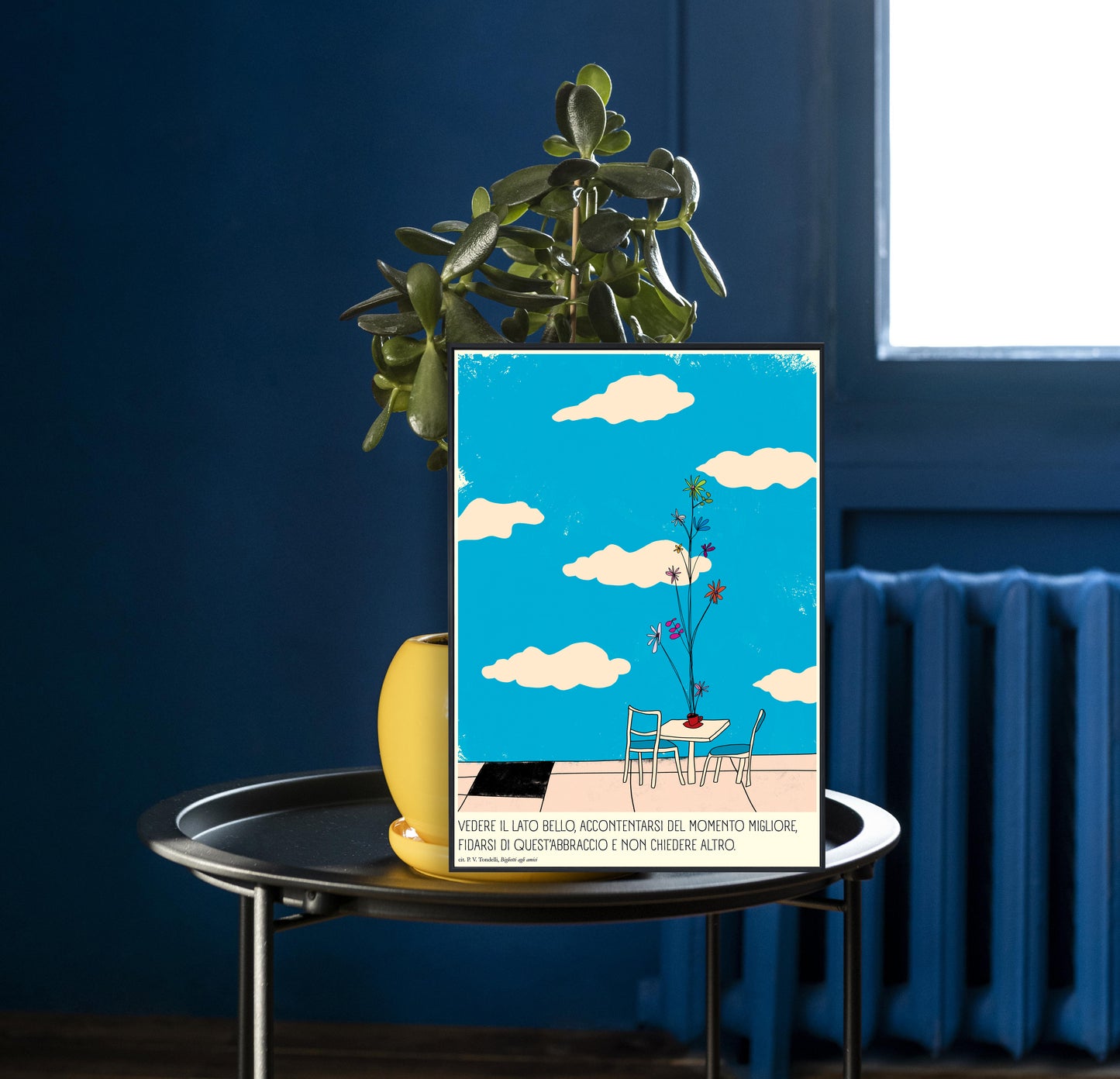 P. V. TONDELLI - "Vedere il lato bello, accontentarsi del momento migliore, fidarsi di quest'abbraccio e non chiedere altro"